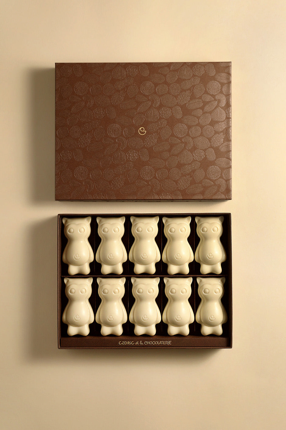 Cedrico vanilla 10 pieces white chocolate | Cedric et la Chocolaterie