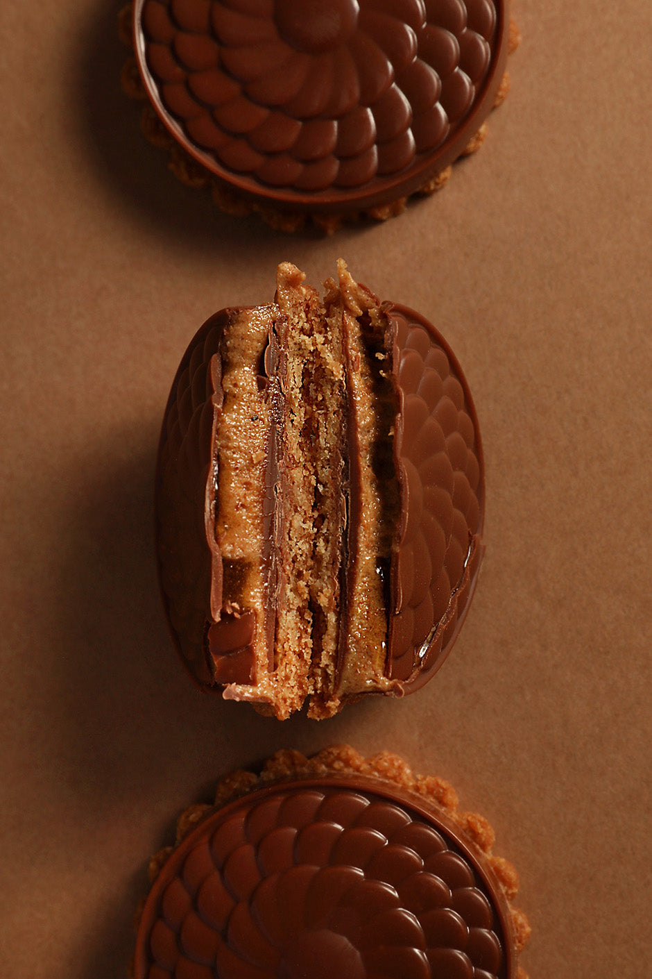 5 milk chocolate shortbreads