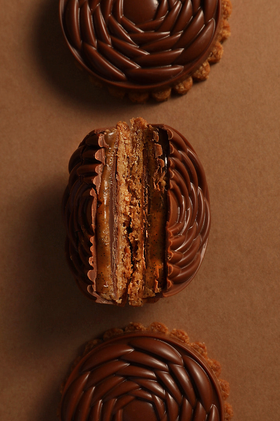 5 milk chocolate shortbreads