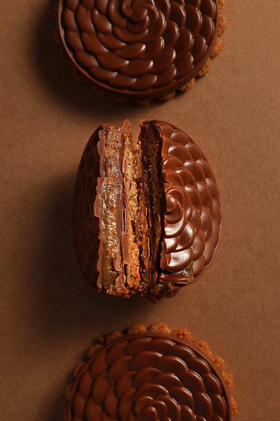 5 milk chocolate shortbreads