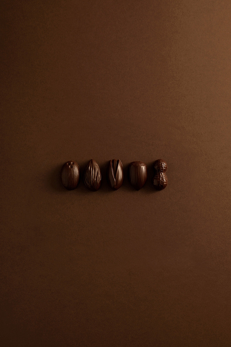 5-piece dark chocolate candy