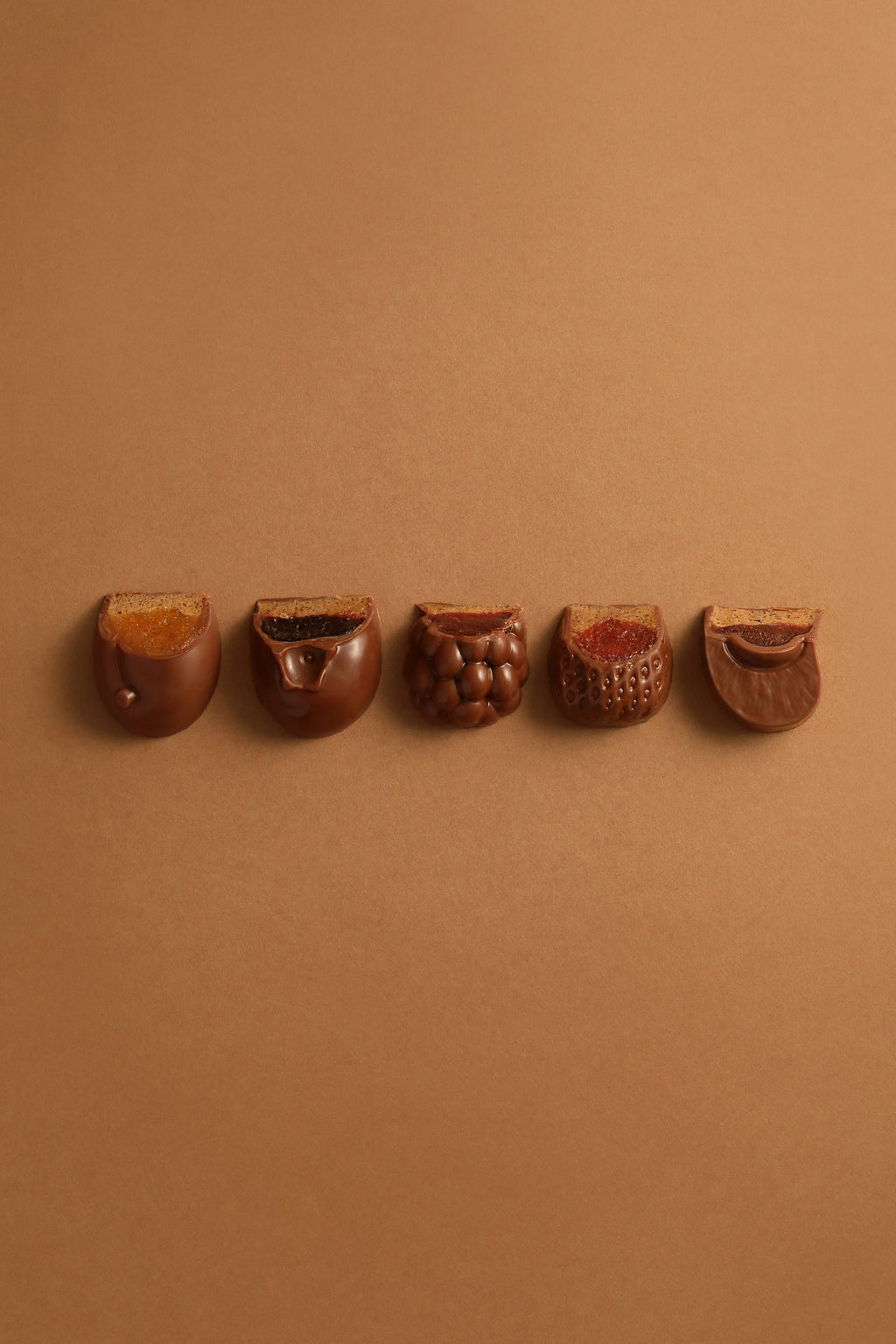 Bonbon d'été 5 pièces chocolat au lait