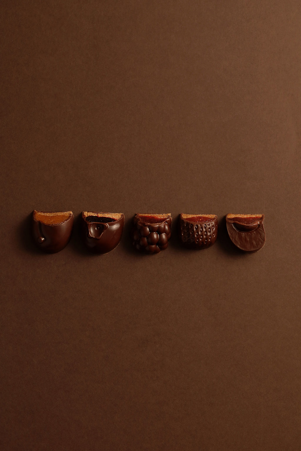 Bonbon d'été 5 pièces chocolat noir