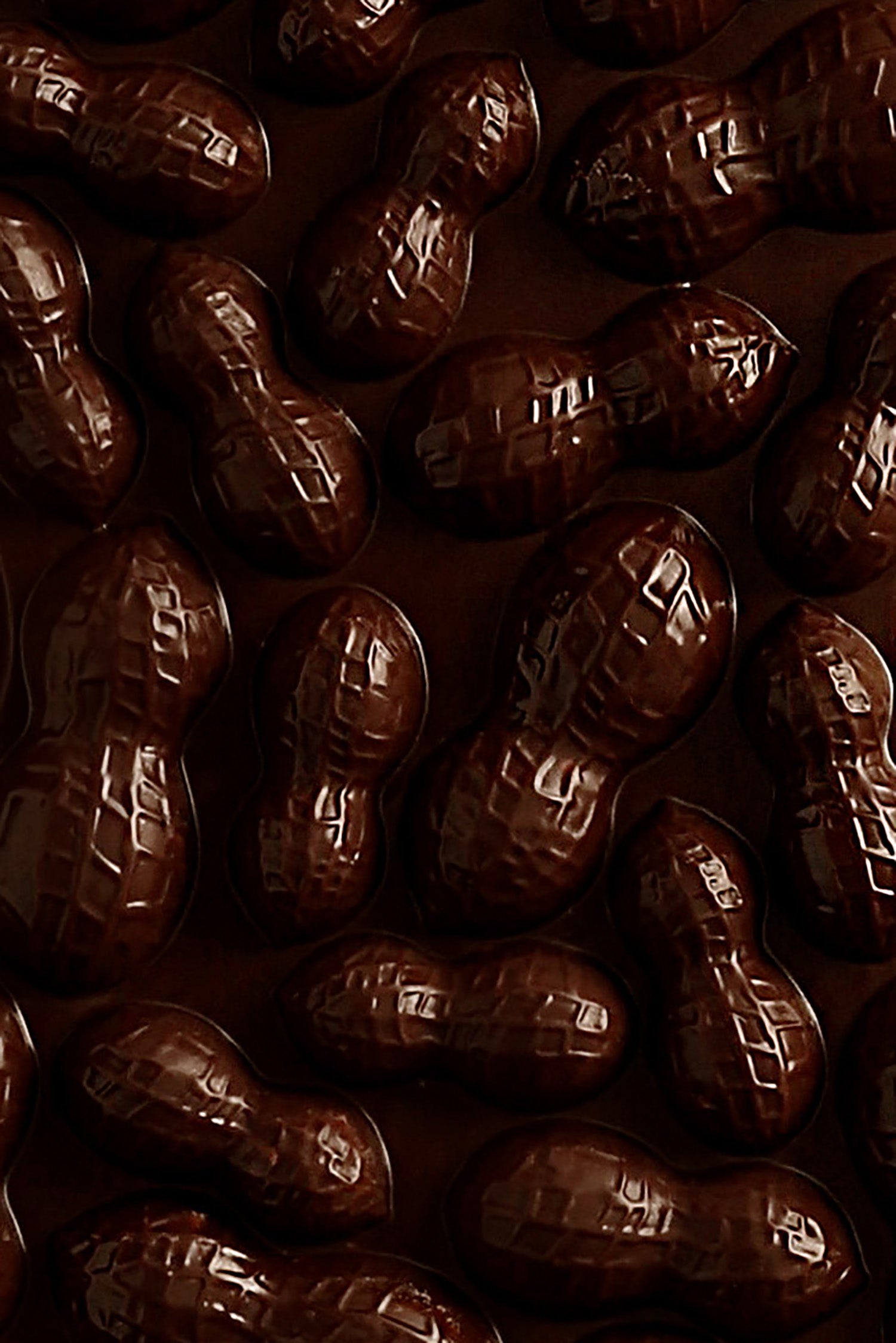 Peanut and dark chocolate mendiant tablet