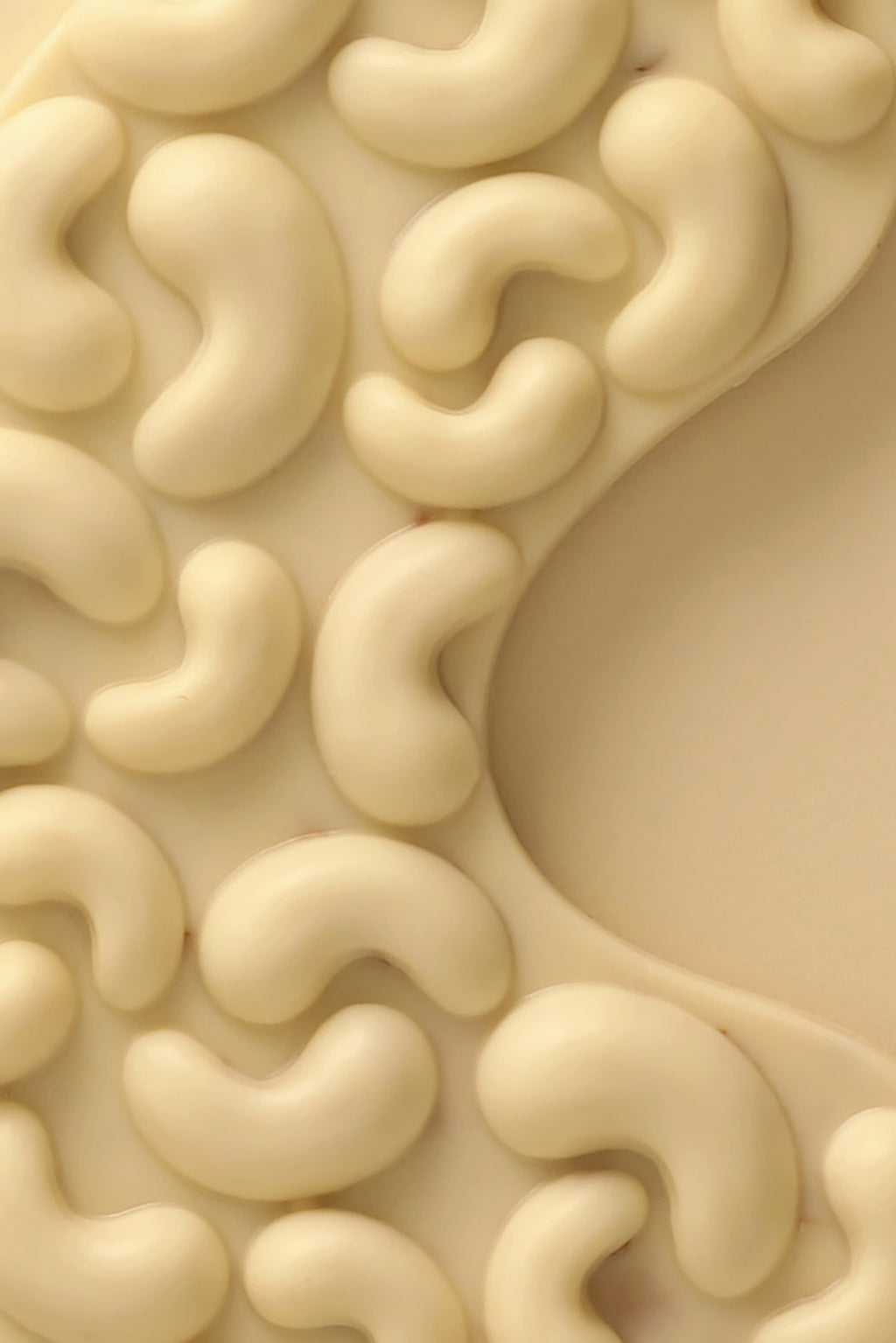 Mendiant cashew white chocolate tablet