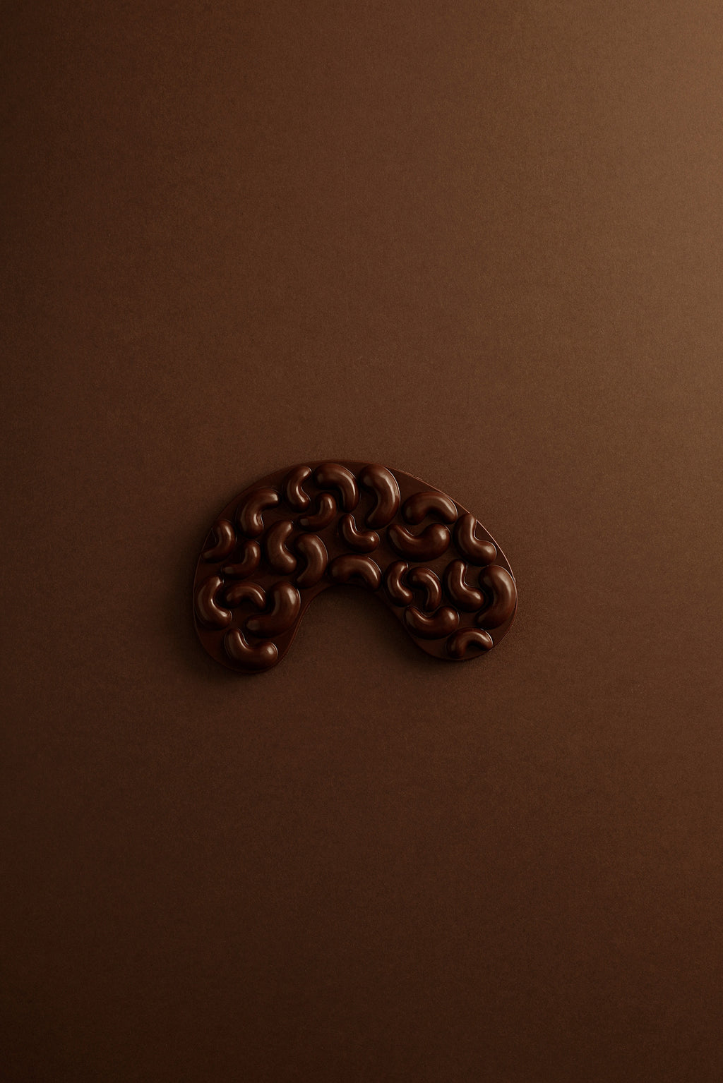 Mendiant cashew dark chocolate tablet