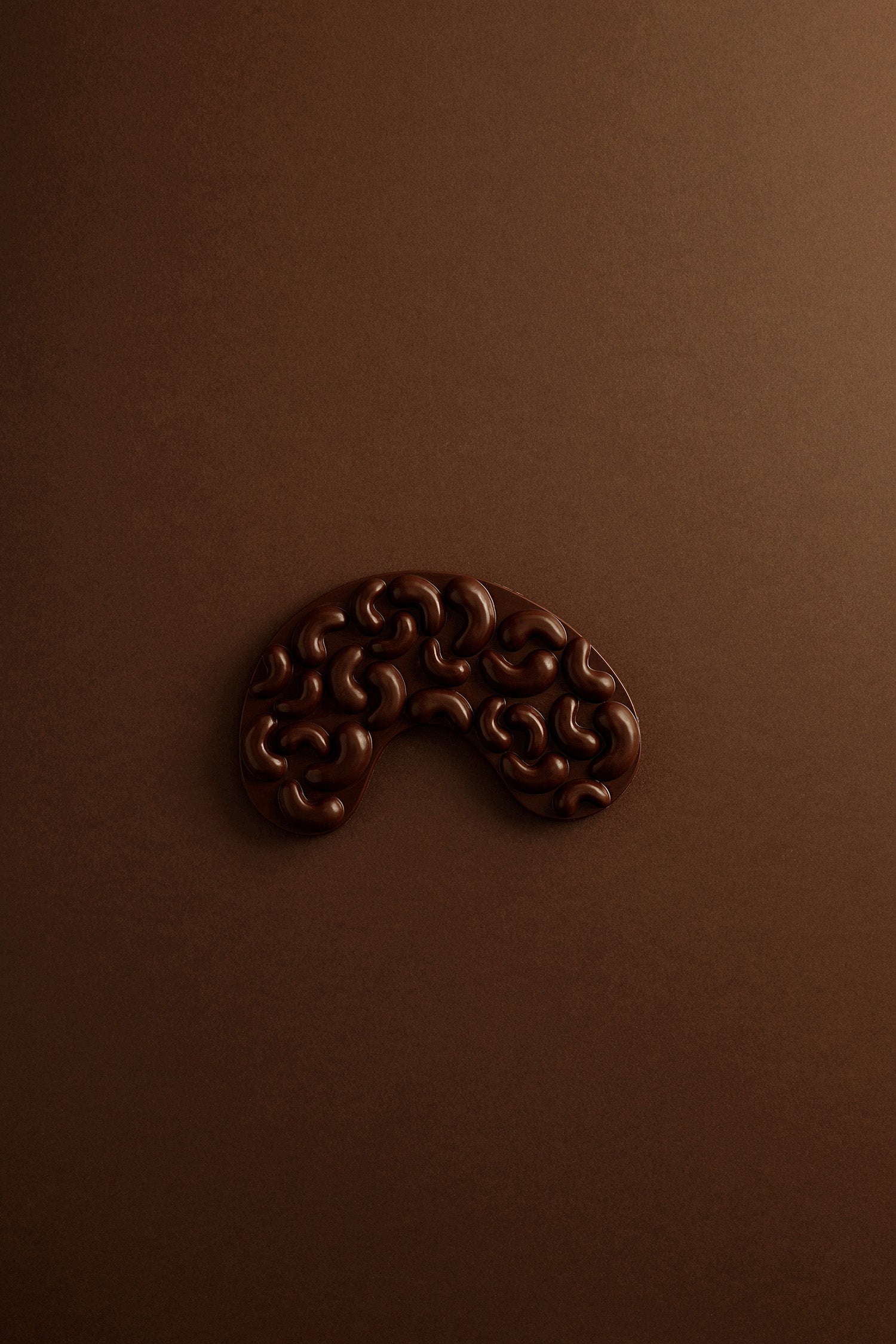 Mendiant cashew dark chocolate tablet