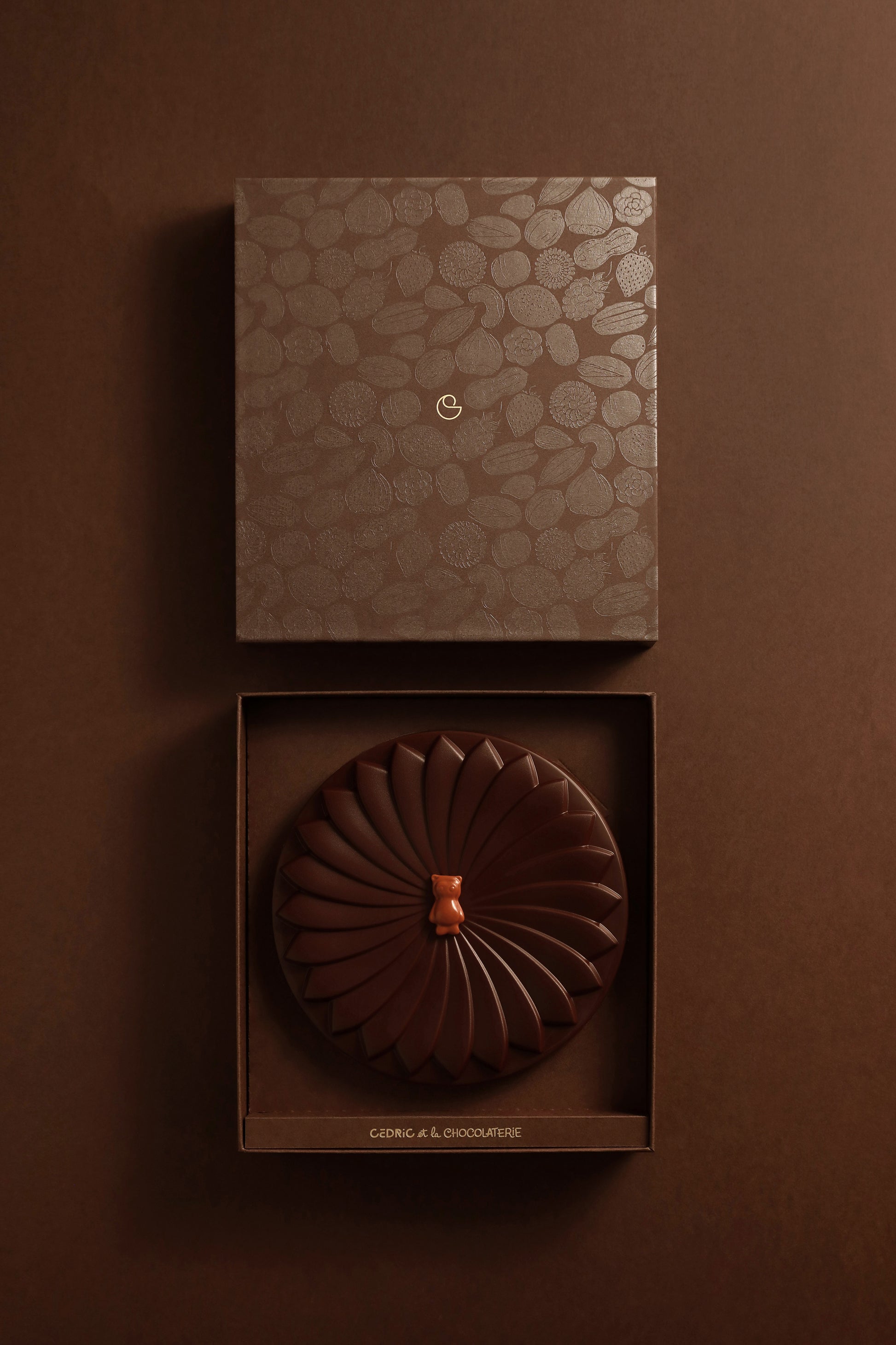 Galette amande chocolat noir