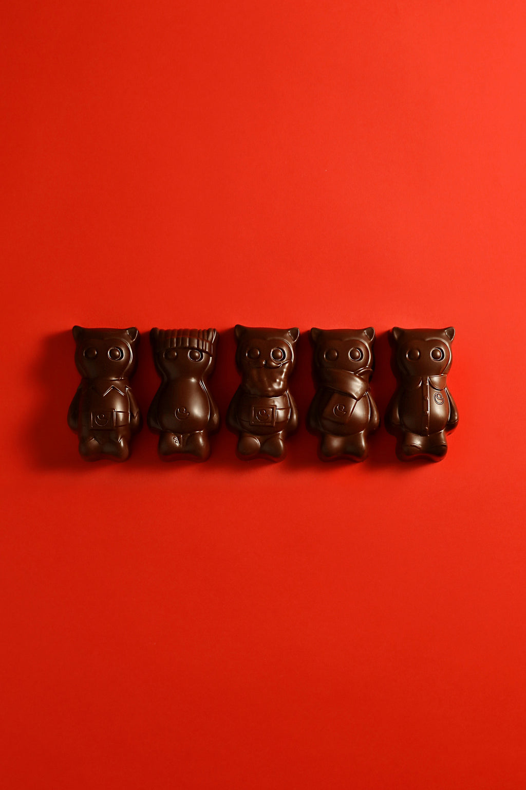 Cedrico de Noël 5 pièces chocolat noir