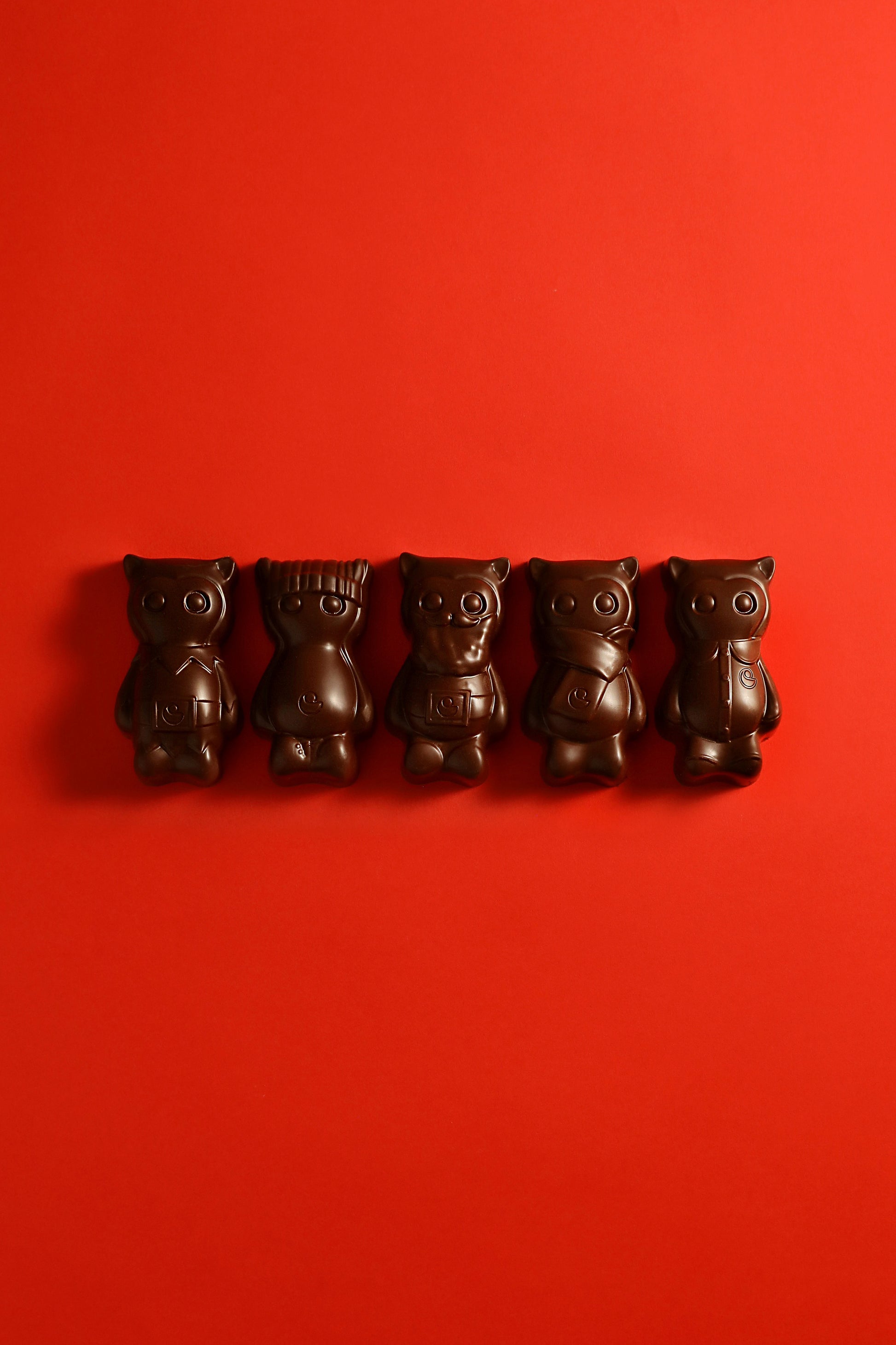 Cedrico de Noël 5 pièces chocolat noir