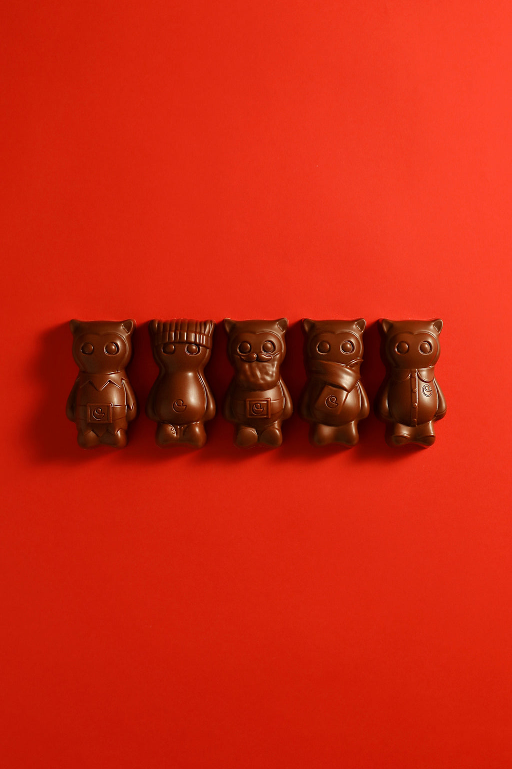 Cedrico de Noël 5 pièces chocolat lait