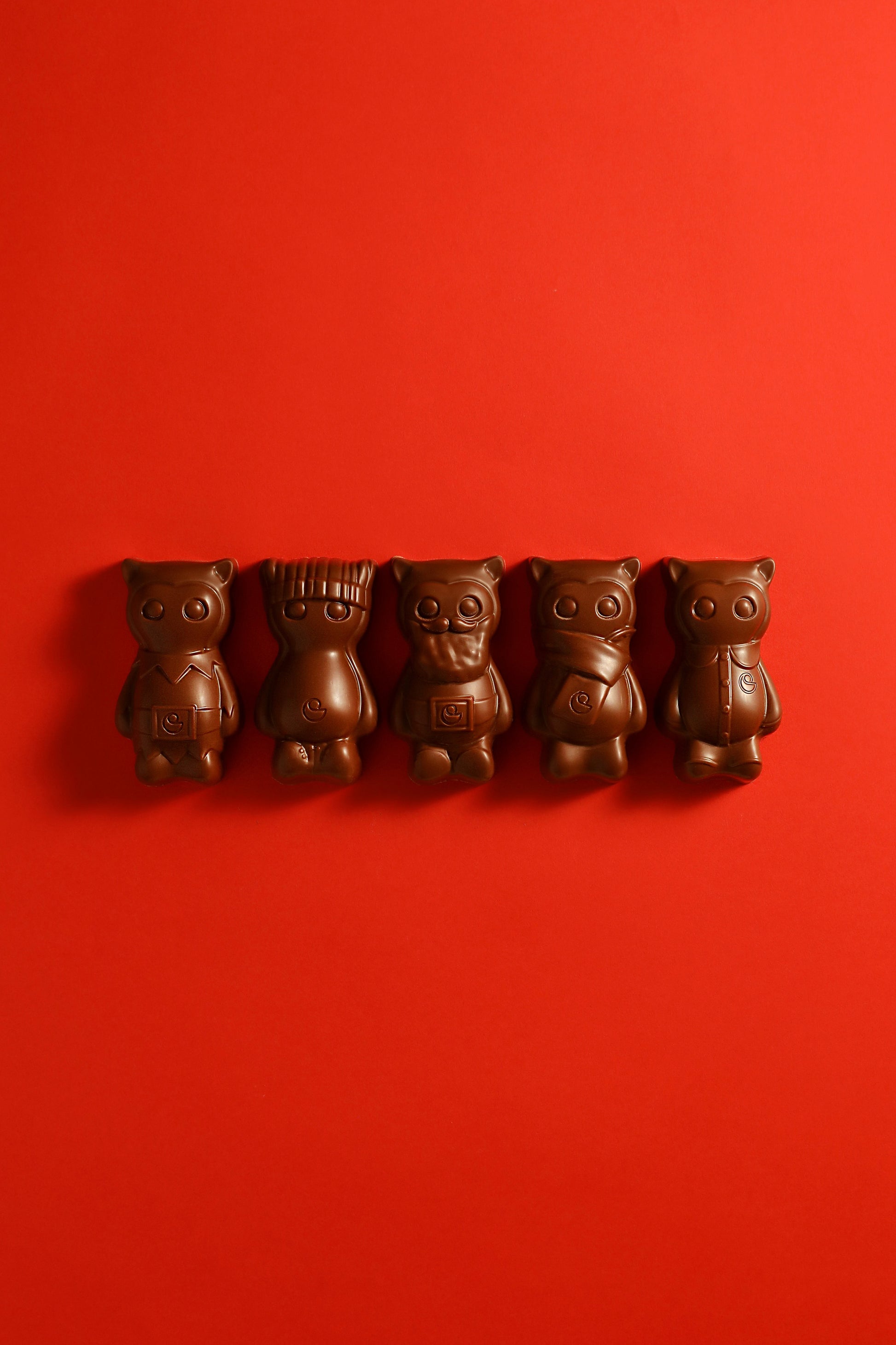 Cedrico de Noël 5 pièces chocolat lait