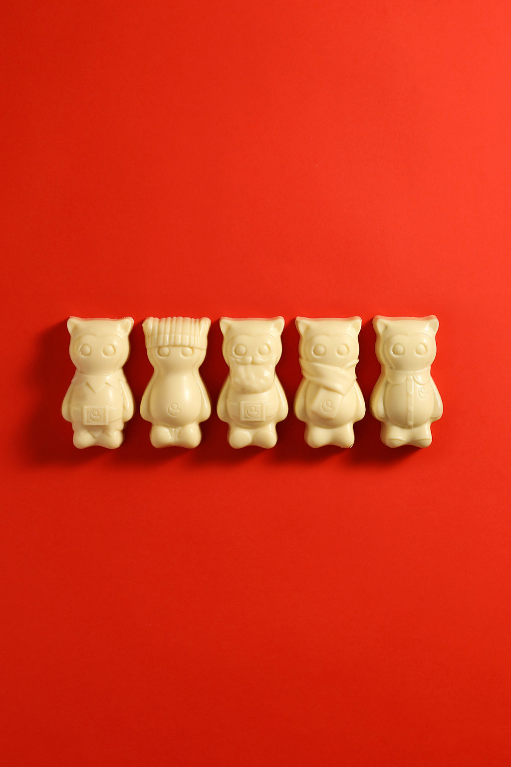 Cedrico de Noël 5 pièces chocolat blanc