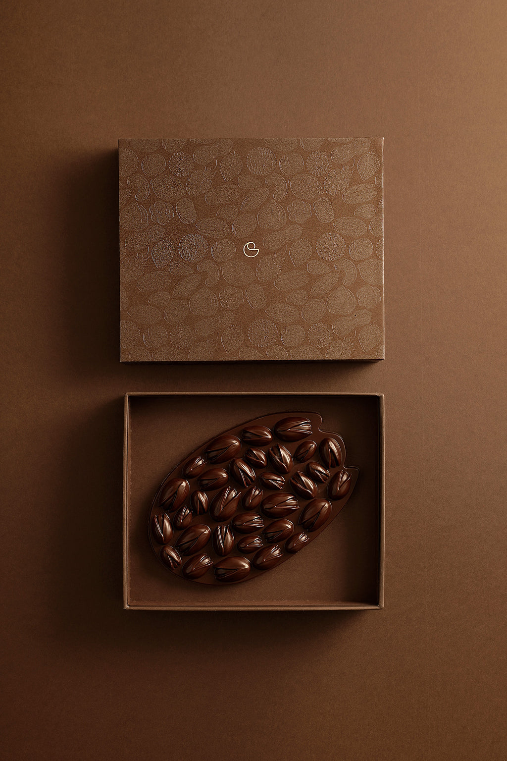 Mendiant pistachio dark chocolate tablet