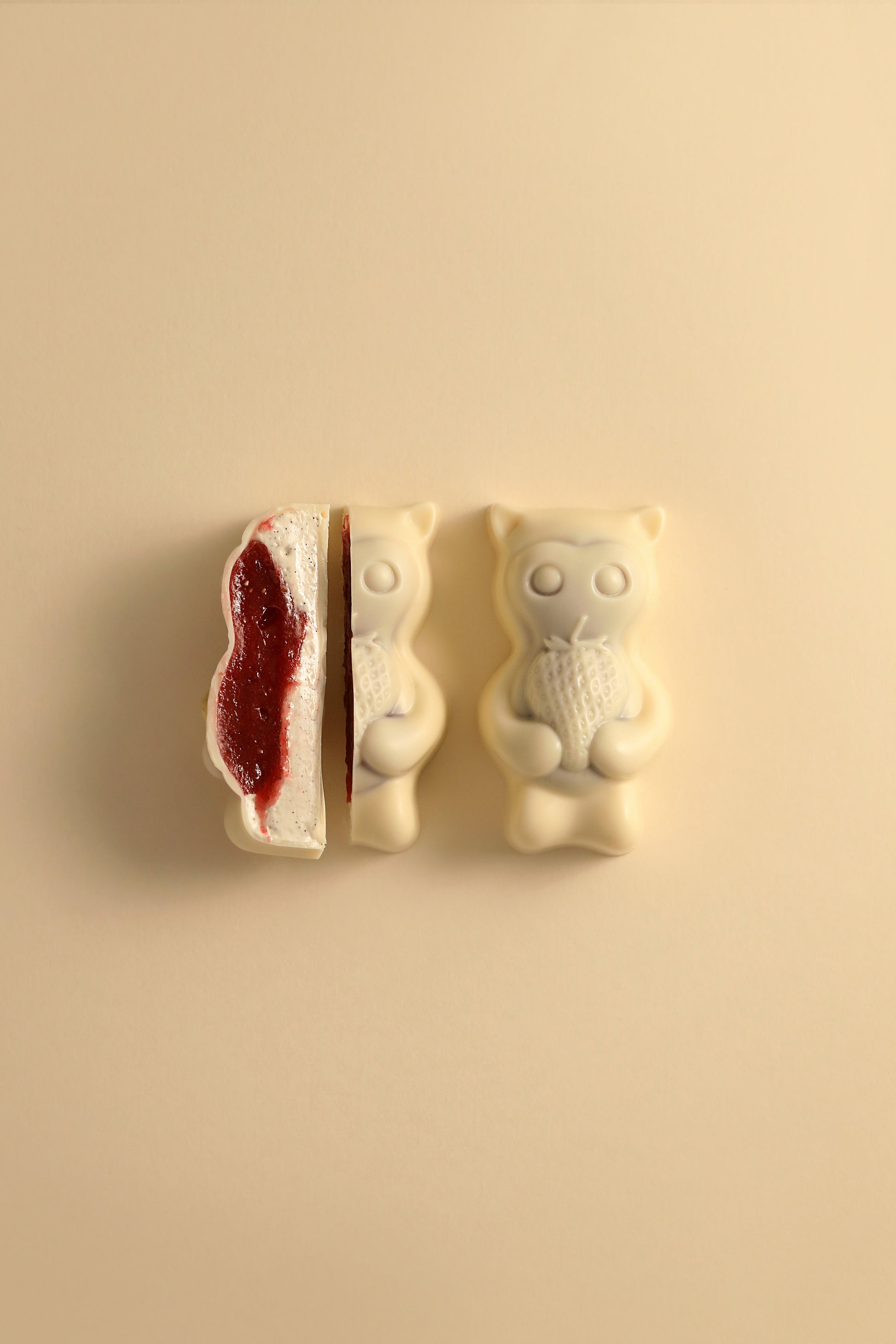 Cedrico vanille fraise 5 pièces chocolat blanc