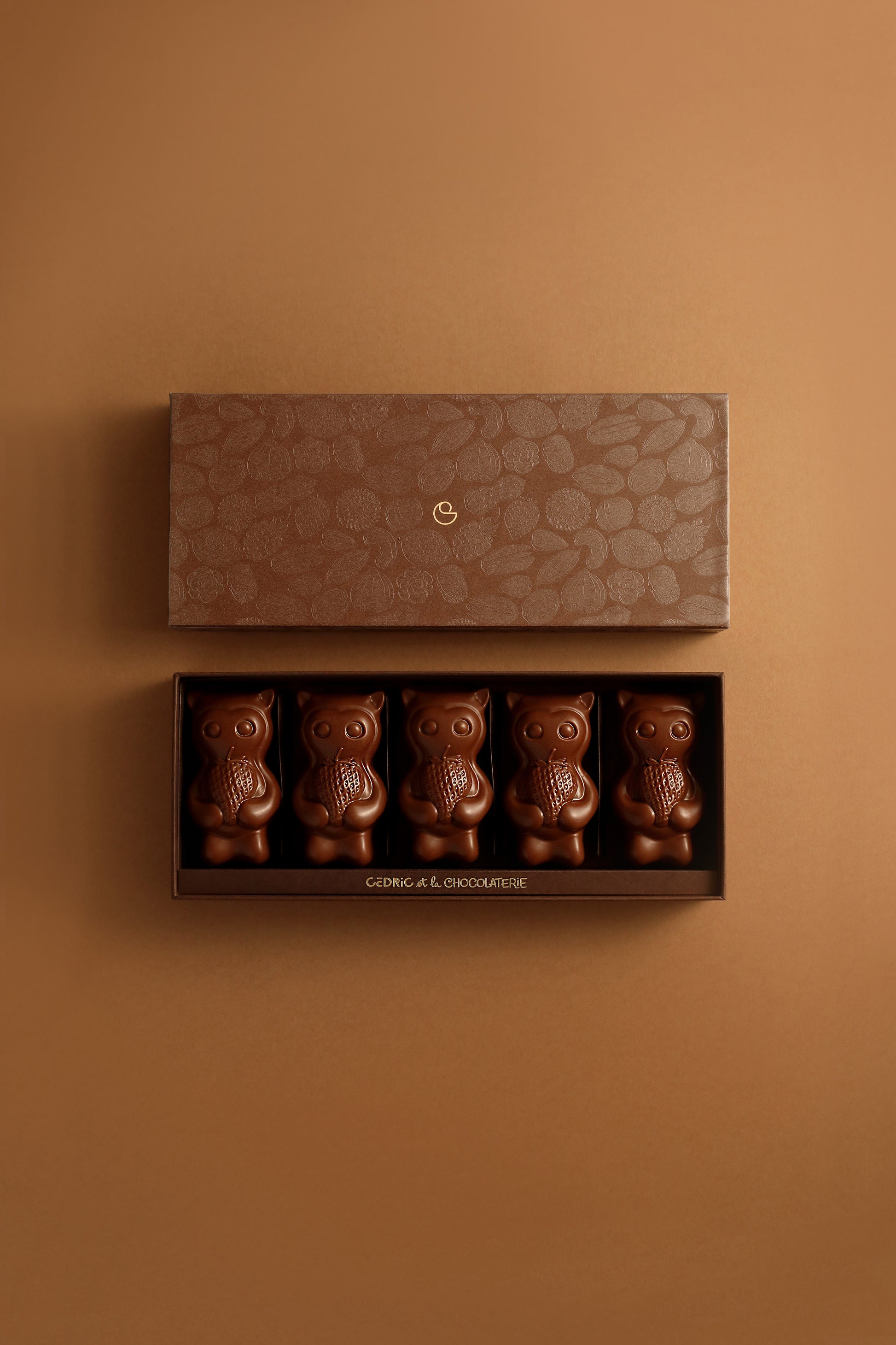 Cedrico vanille fraise 5 pièces chocolat au lait