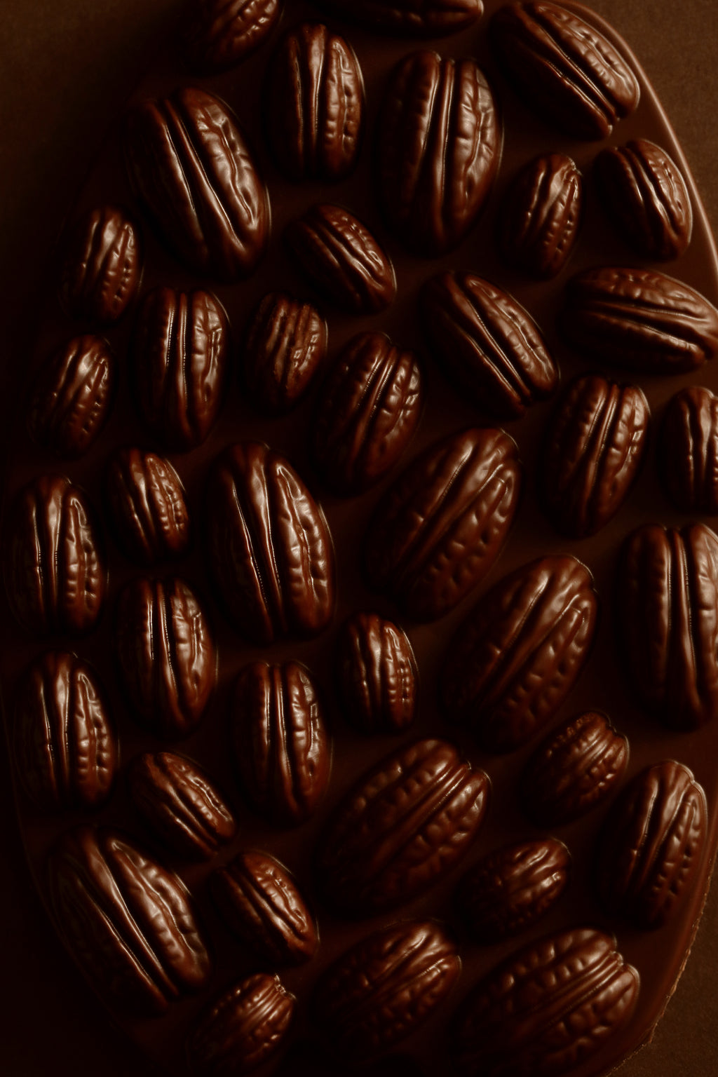 Tablette mendiant pécan chocolat noir