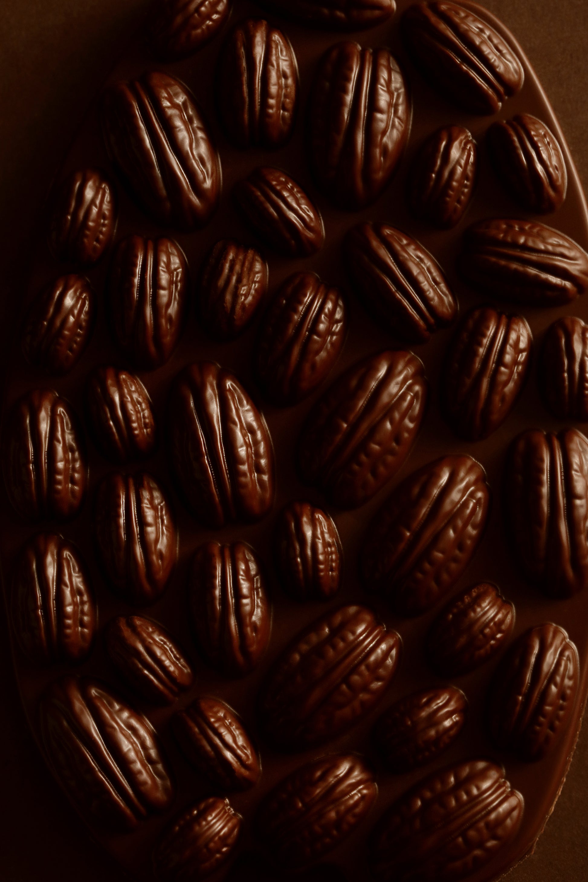 Tablette mendiant pécan chocolat noir