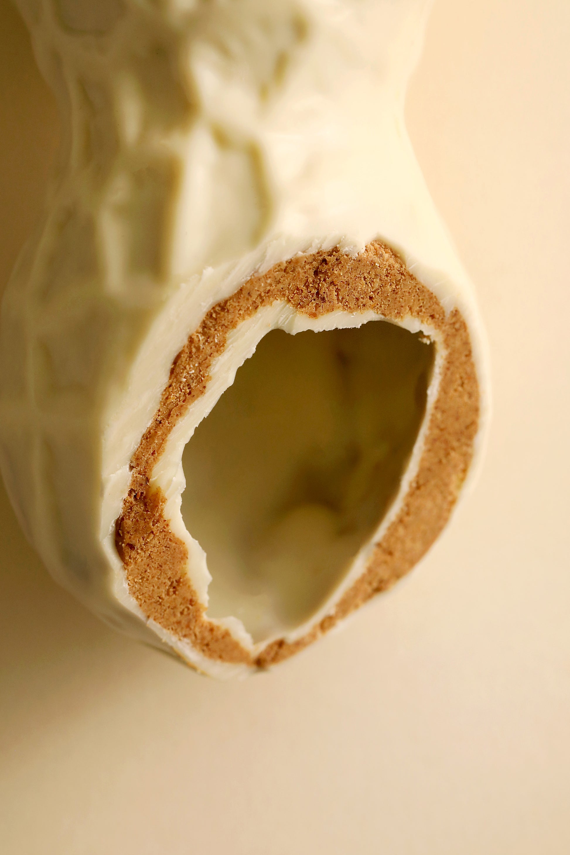 Cacahuète chocolat blanc