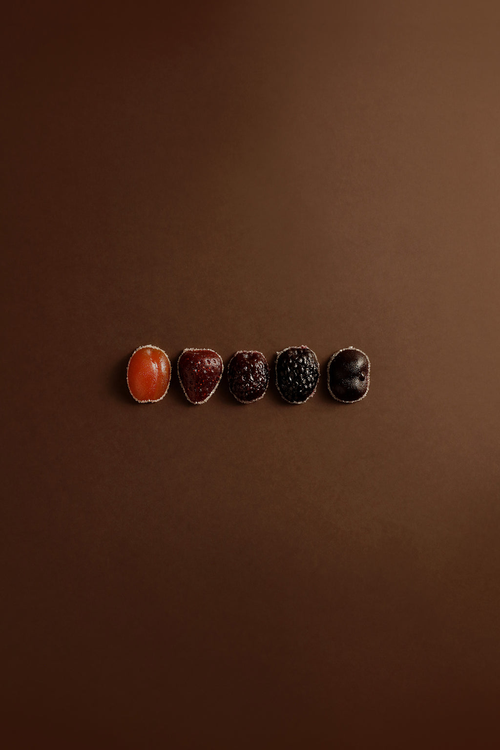 Pâte de fruit d'été 5 pièces