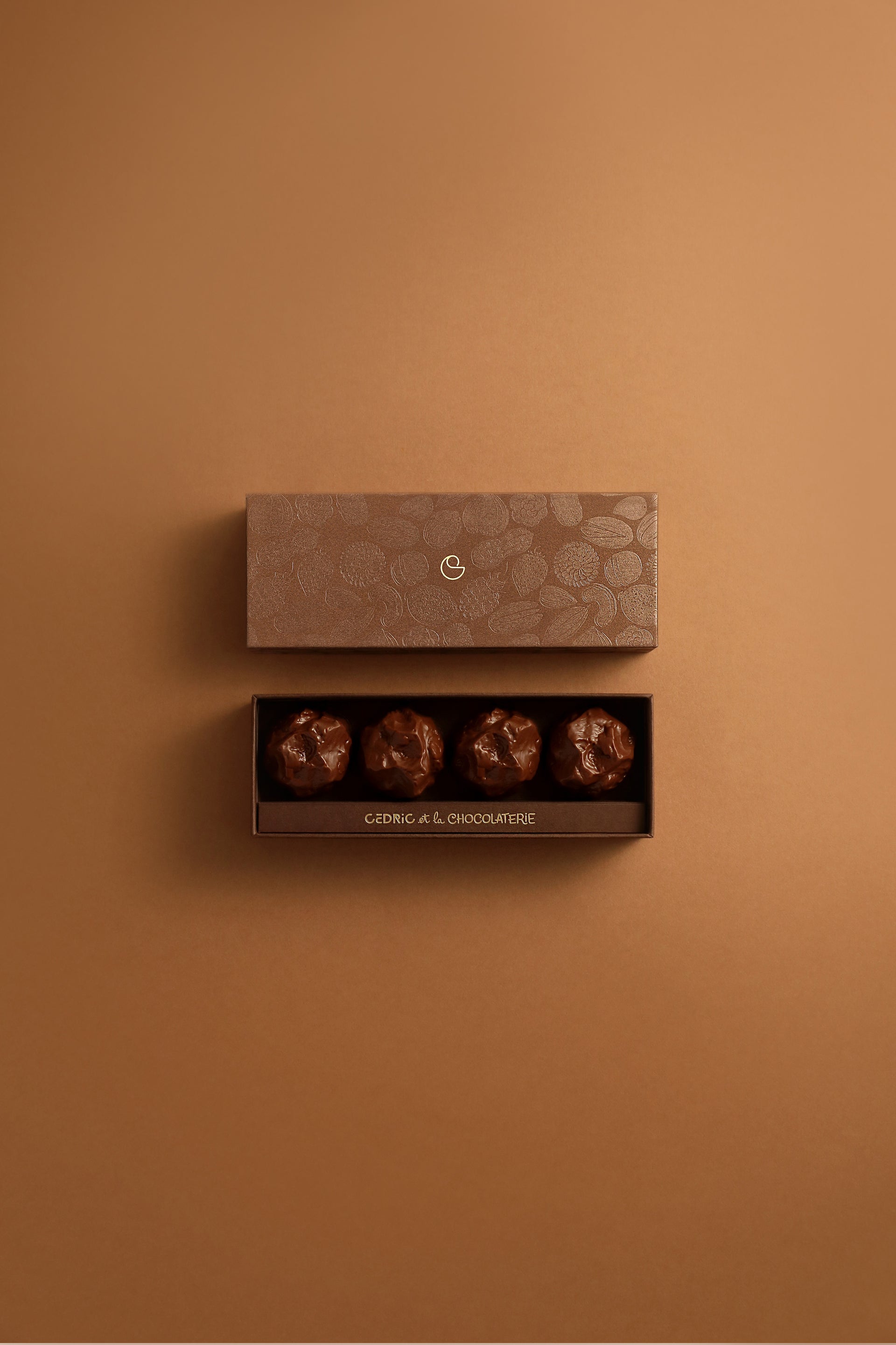 Rocher noisette 4 pièces chocolat au lait