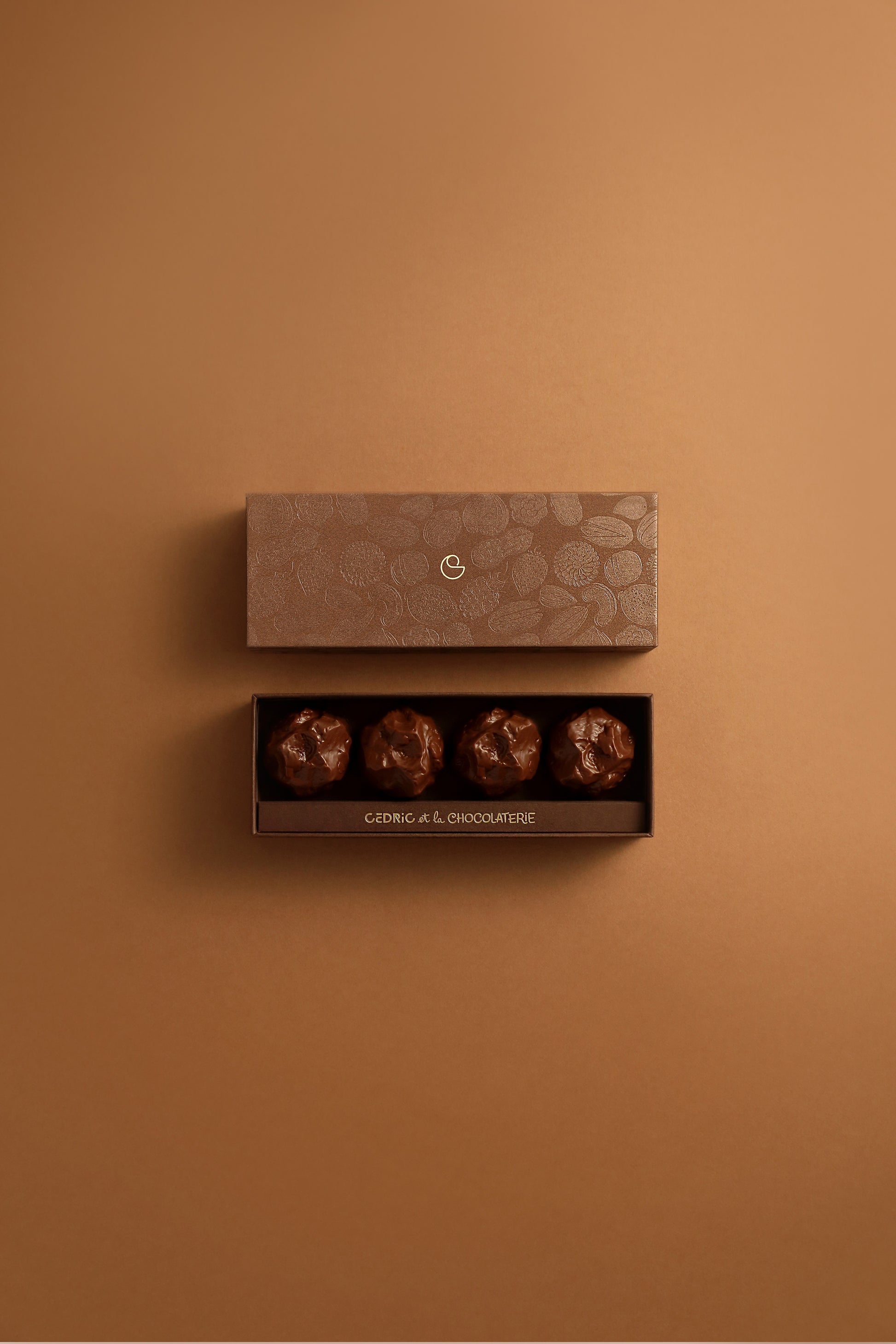 Rocher noisette 4 pièces chocolat au lait