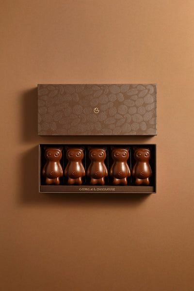 Cedric Grolet ヴァニラ マシュマロ 5個 Cedrico vanille 5 pièces chocolat au lait | Cedric et la Chocolaterie