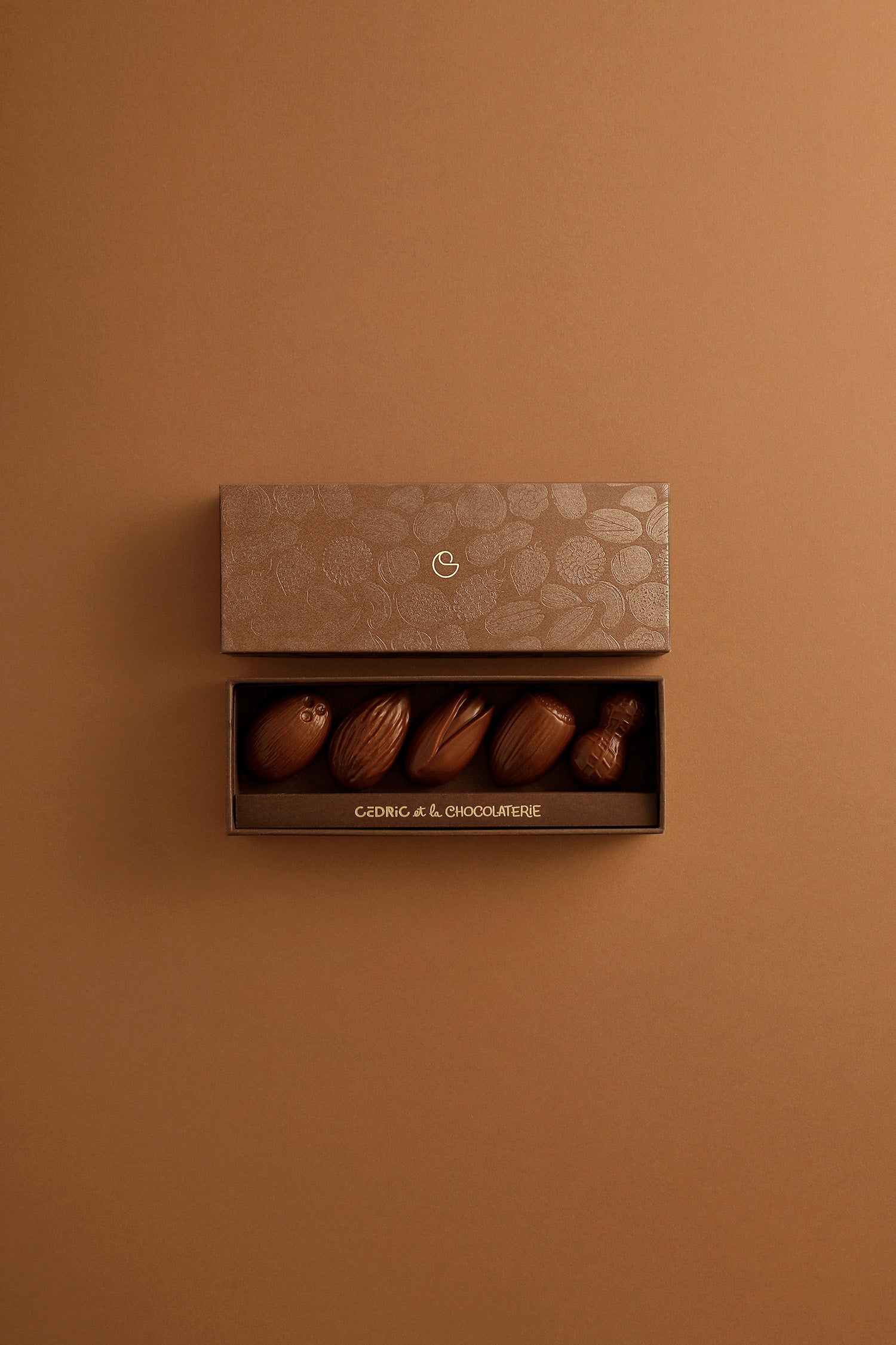 5-piece milk chocolate candy