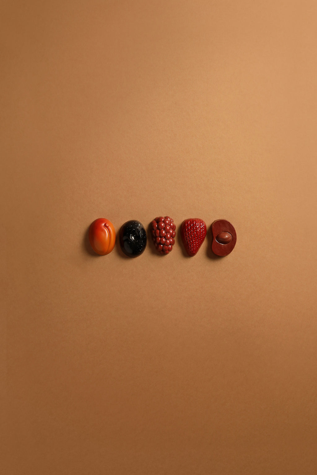 Bonbon d'été coloré chocolat au lait