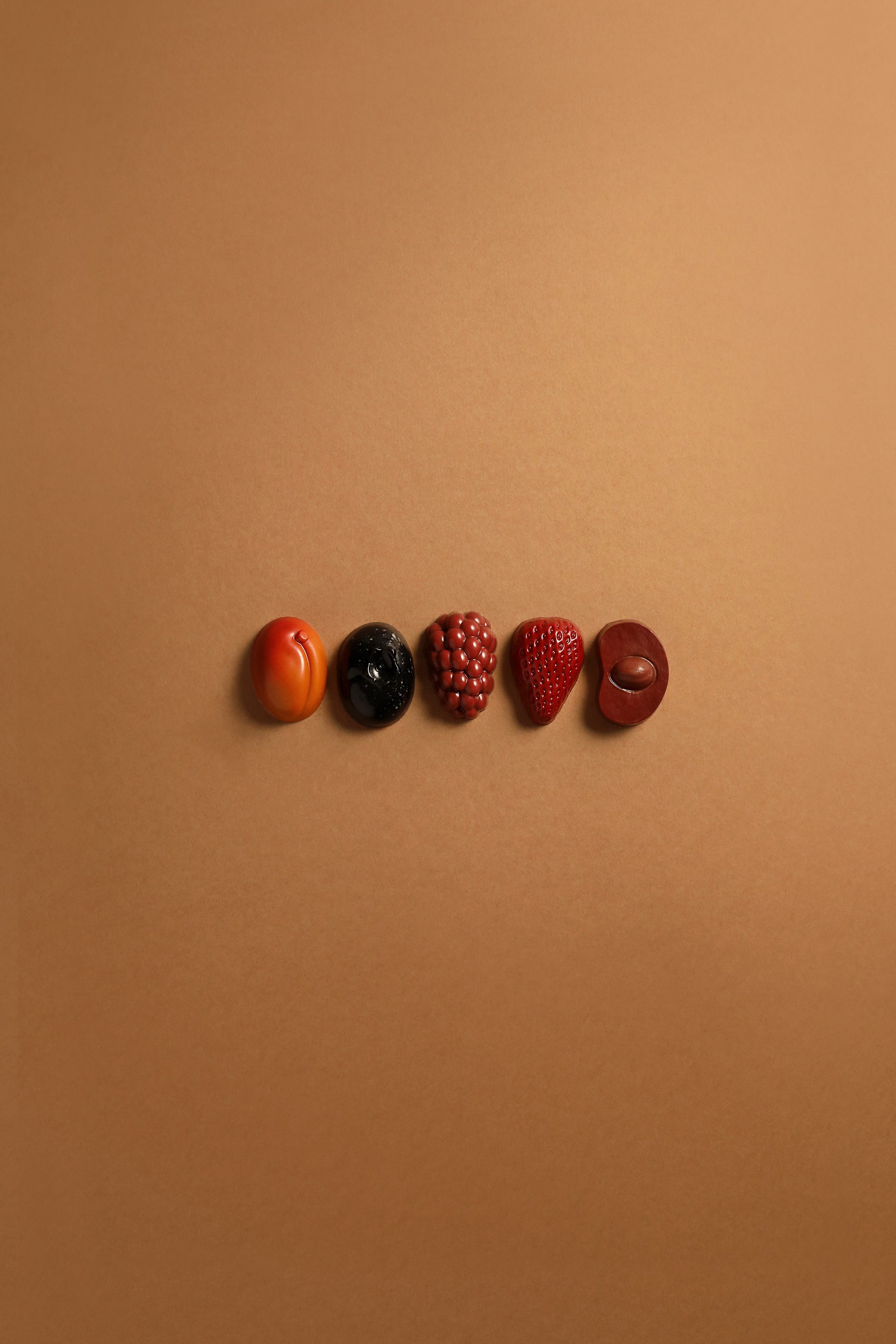 Bonbon d'été coloré chocolat au lait