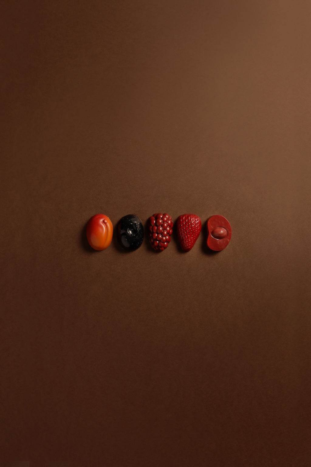 Bonbon d'été coloré chocolat noir