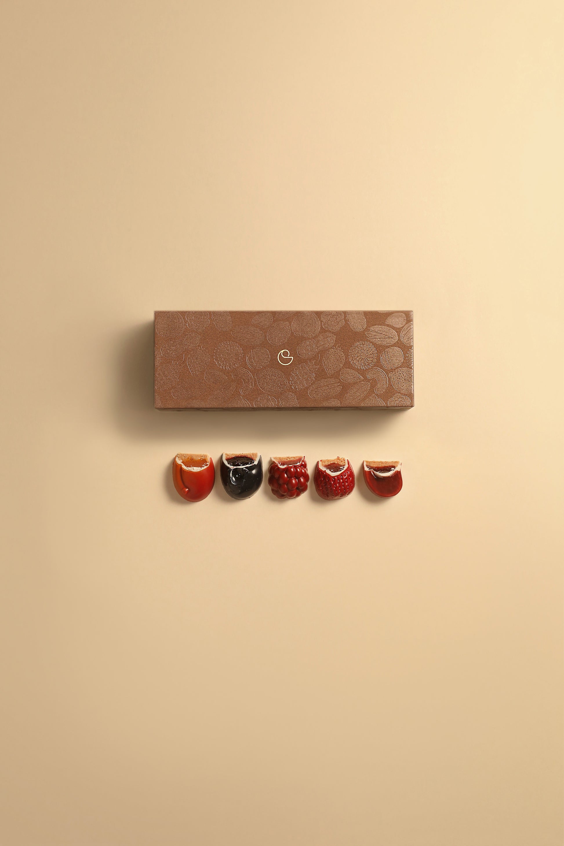 Bonbon d'été coloré chocolat blanc