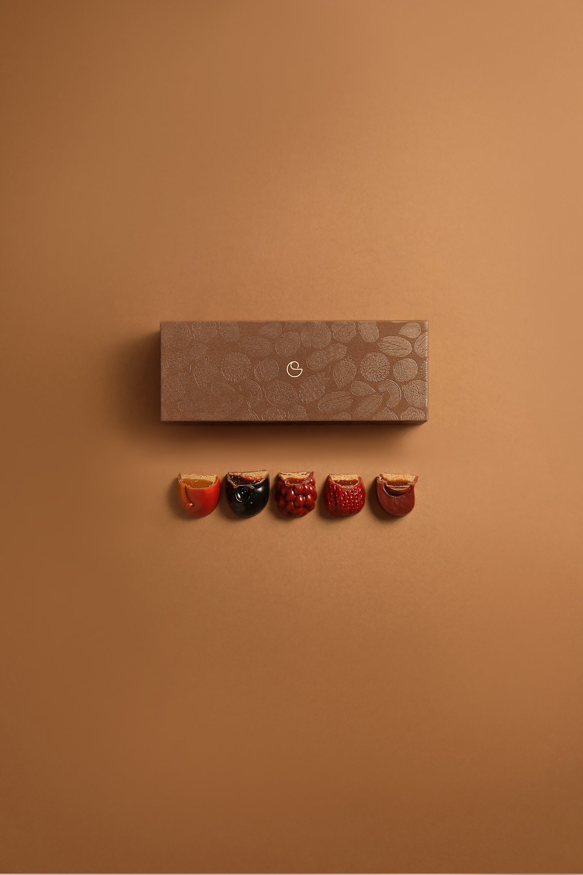 Bonbon d'été coloré chocolat au lait
