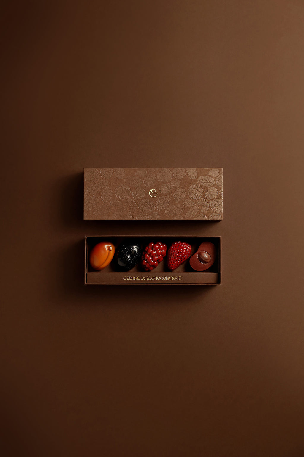 Bonbon d'été coloré chocolat noir