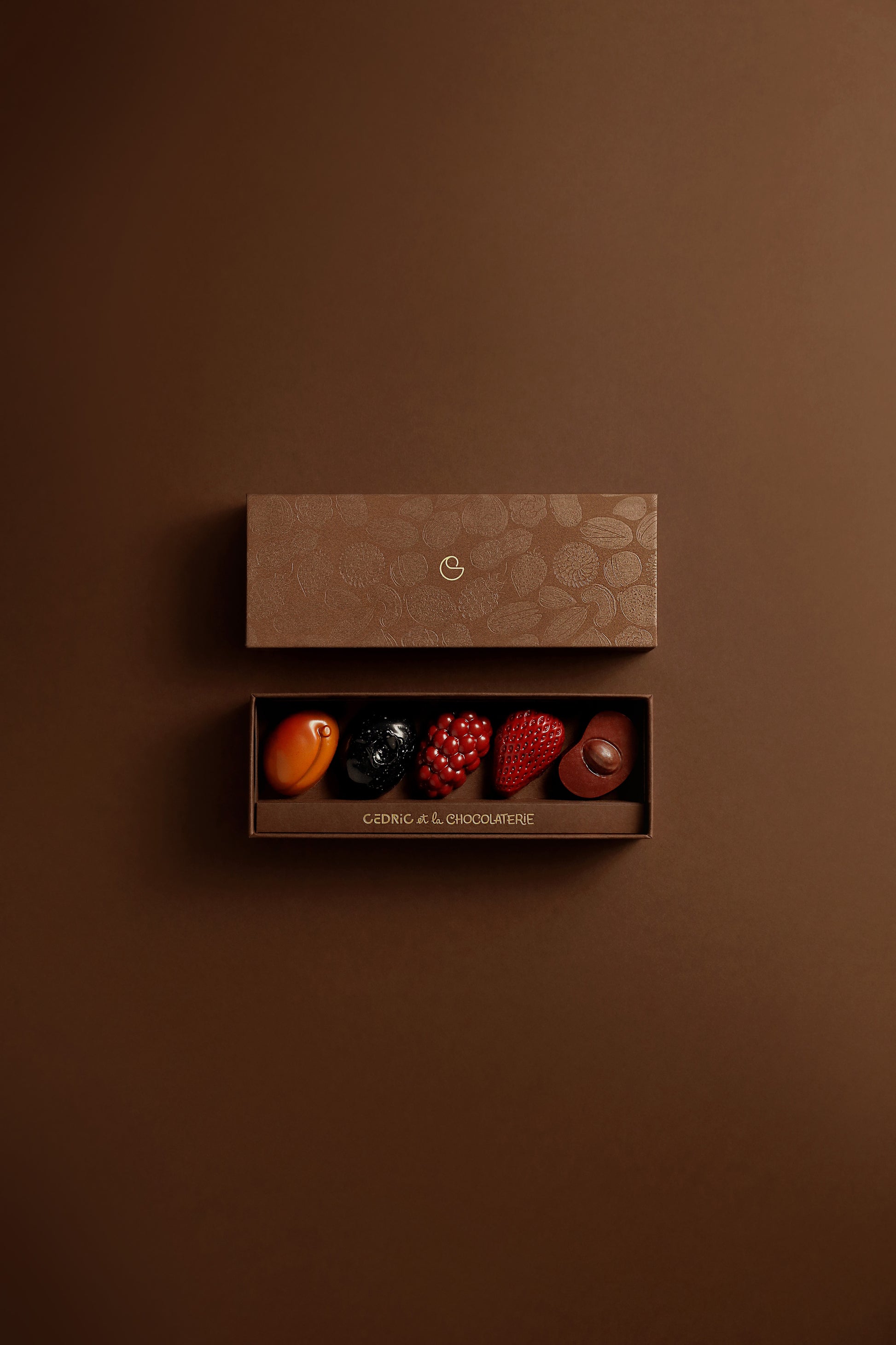 Bonbon d'été coloré chocolat noir