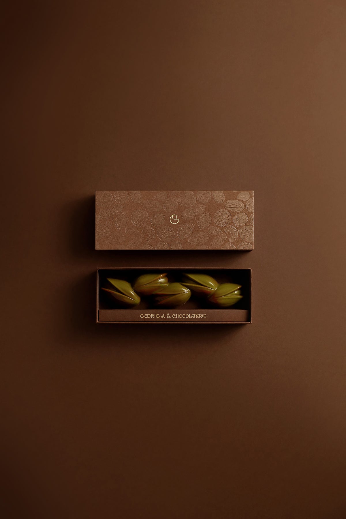 Barre pistache chocolat noir