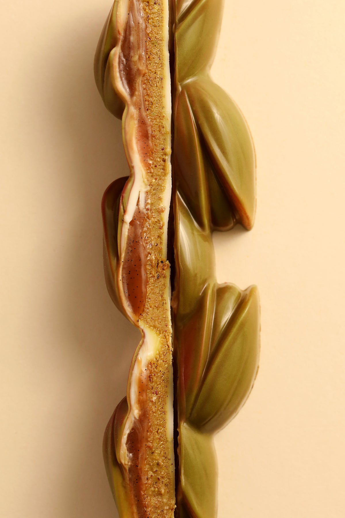 Barre pistache chocolat blanc