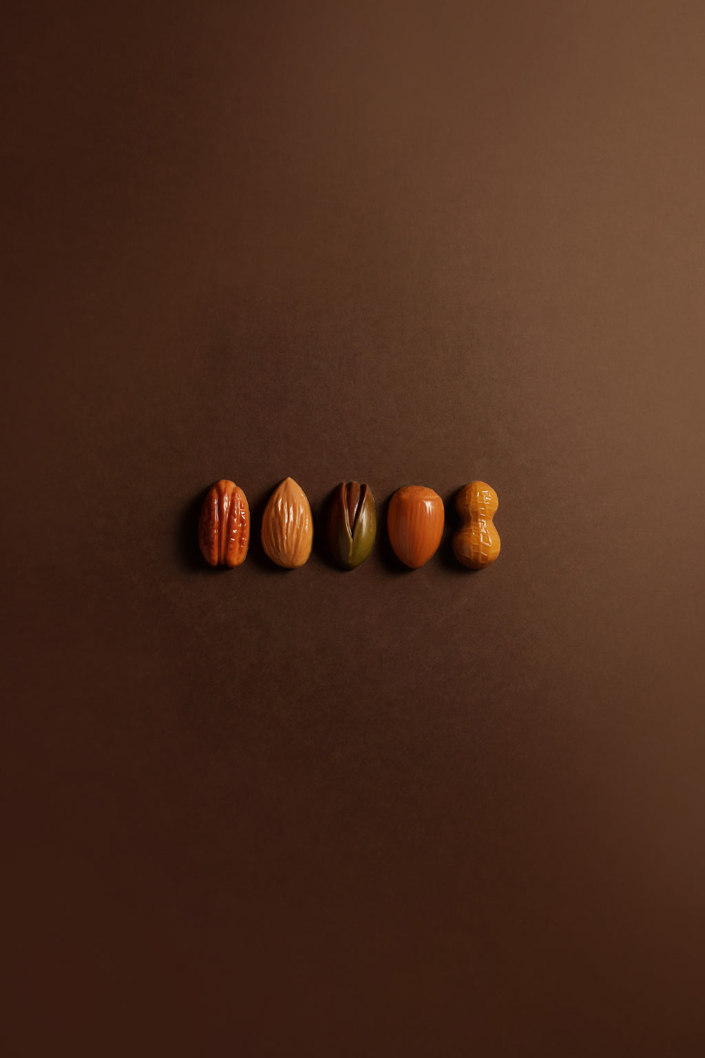 Bonbon trompe l'œil chocolat noir - 5 pcs