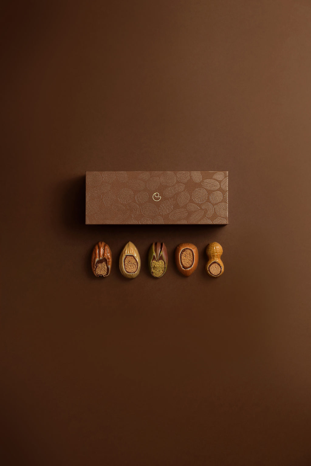 Bonbon trompe l'œil chocolat noir - 5 pcs