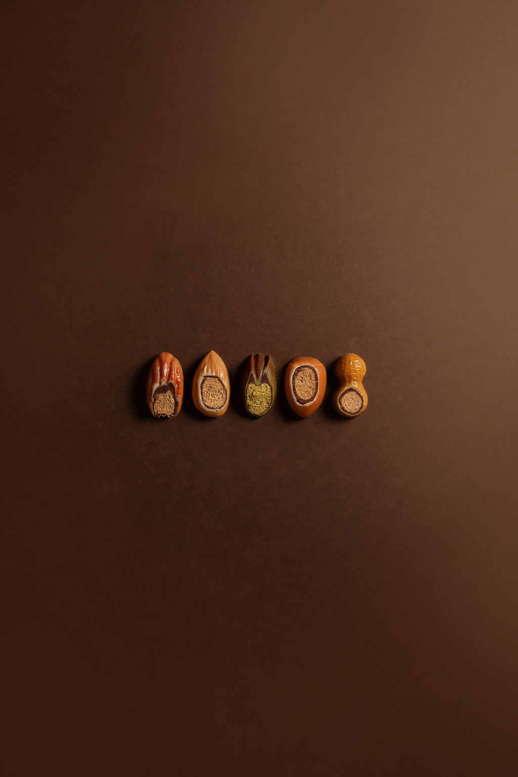 Bonbon trompe l'œil chocolat noir - 5 pcs