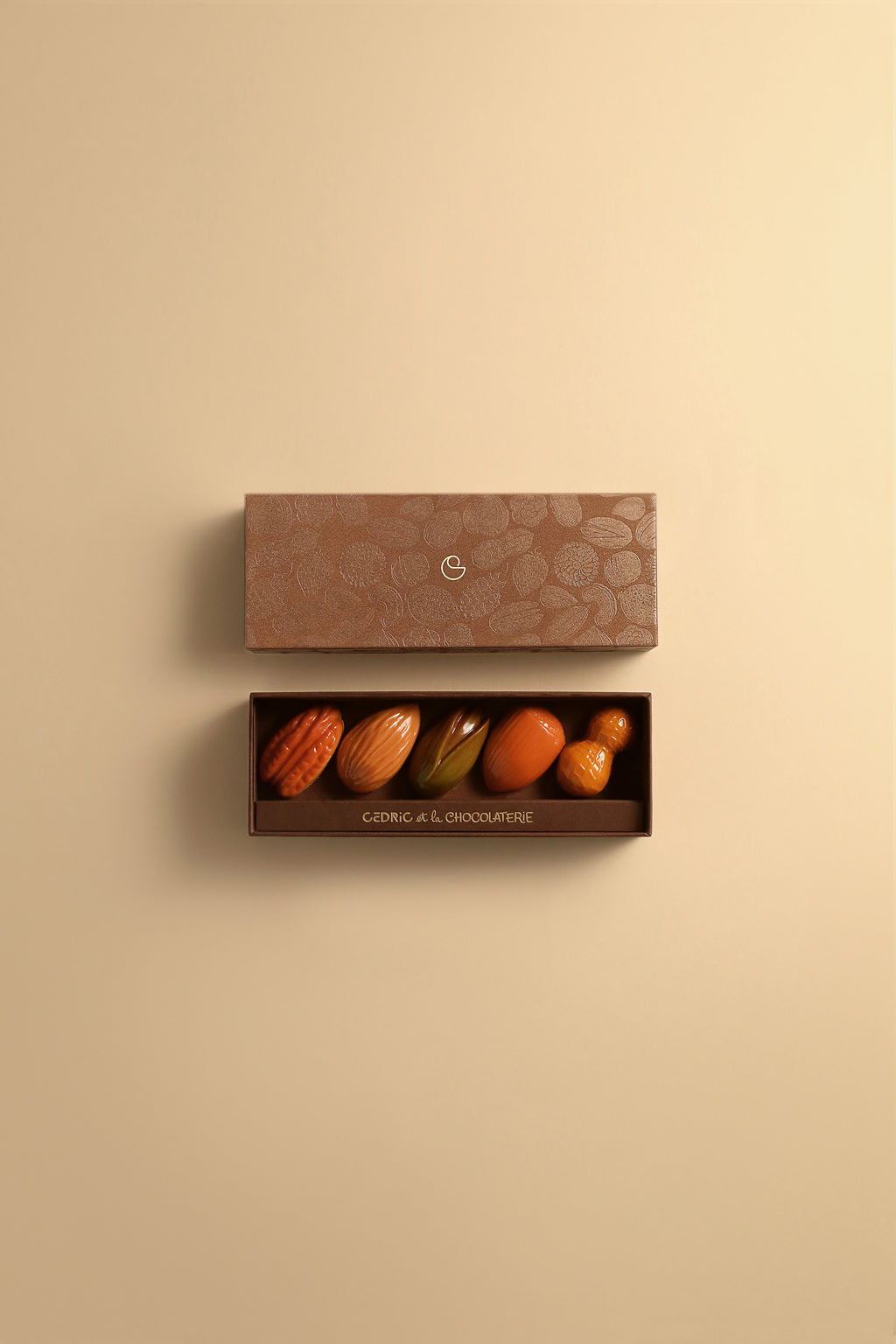 Bonbon trompe l'œil chocolat blanc - 5 pcs