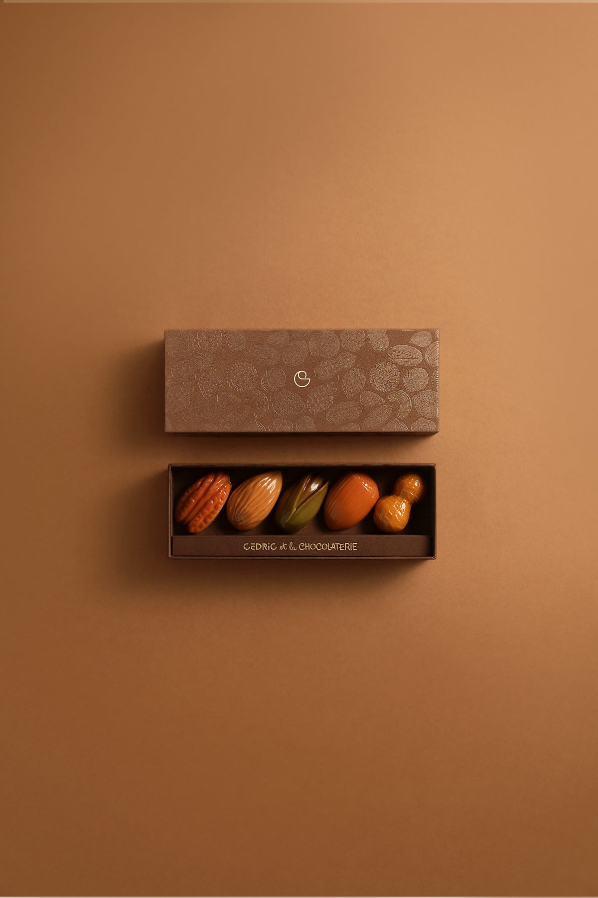 Bonbon trompe l'œil chocolat au lait - 5 pcs