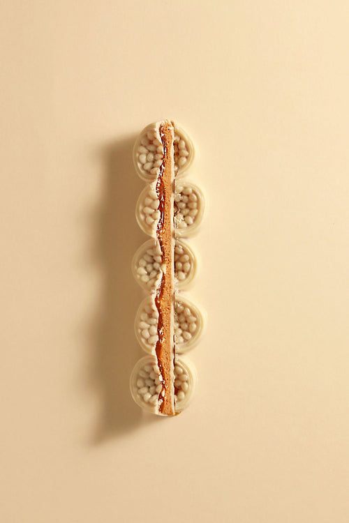 White chocolate passion fruit bar