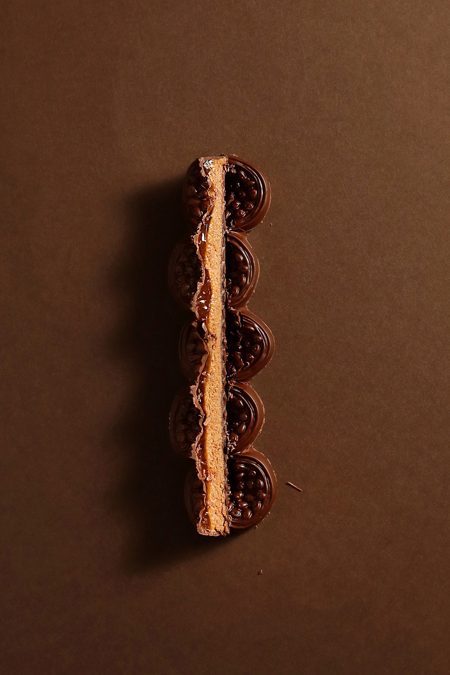 Dark chocolate passion fruit bar
