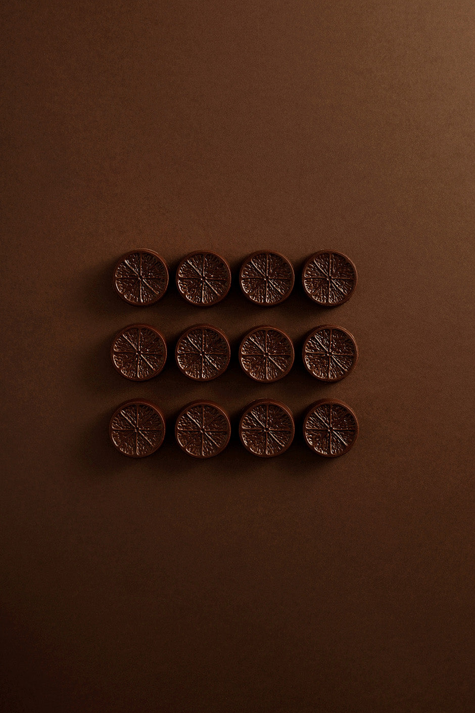 Orangettes 12 pieces
