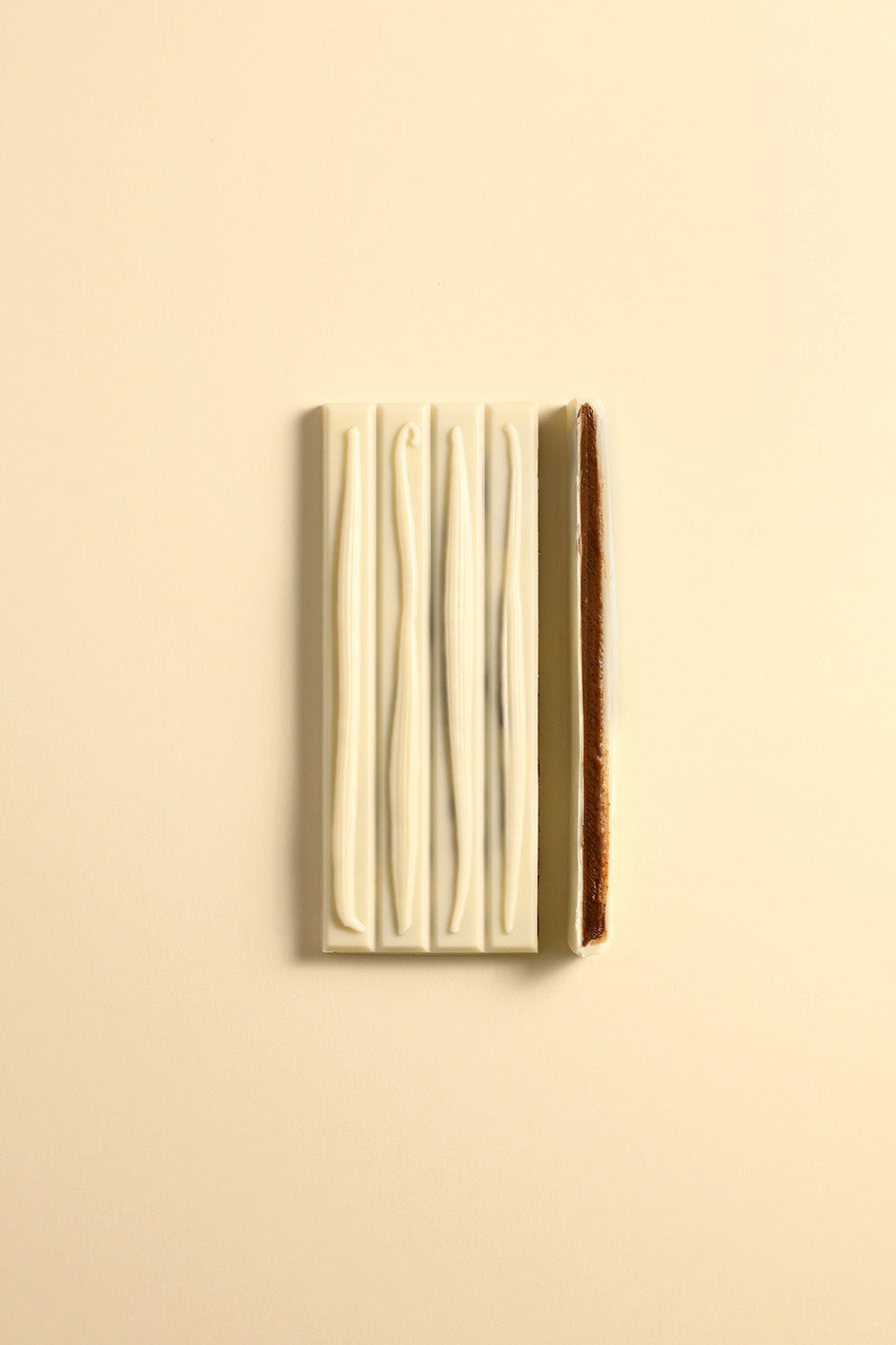 White chocolate ganache tablet
