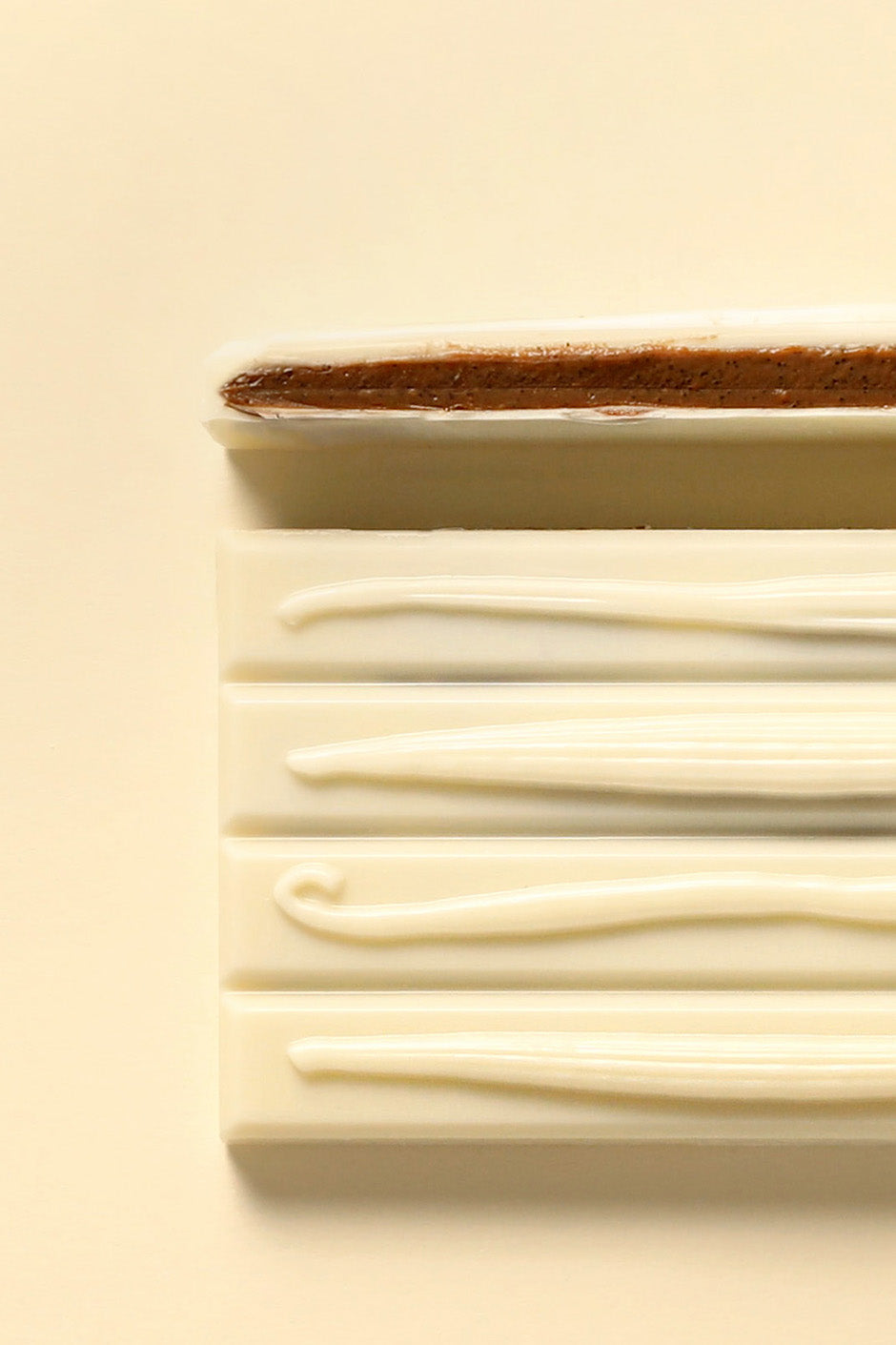 White chocolate ganache tablet