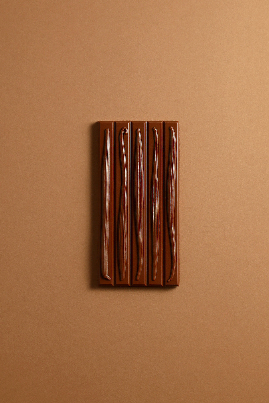 Milk chocolate ganache tablet