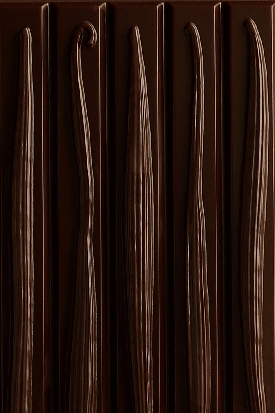 Dark chocolate ganache tablet