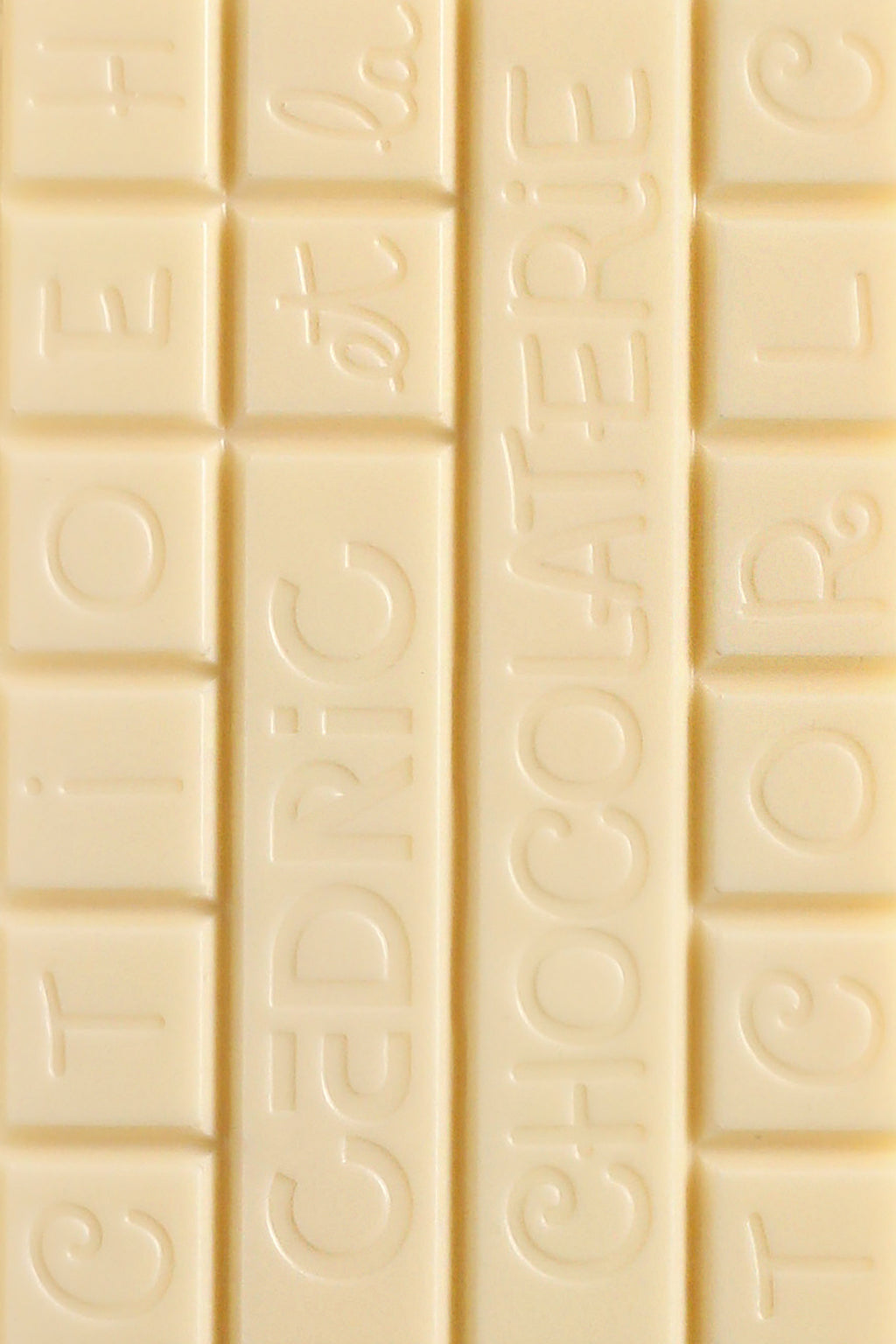 White chocolate tablet